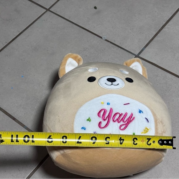 Squishmallows Dog Plush Angie the Shiba Inu "YAY" Celebration Stuffed Animal. - Picture 7 of 7